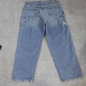 SIlvertab Mens Carpenter Jeans 38 x 31 Blue Vintage Y2K 2003 Baggy Wide Leg